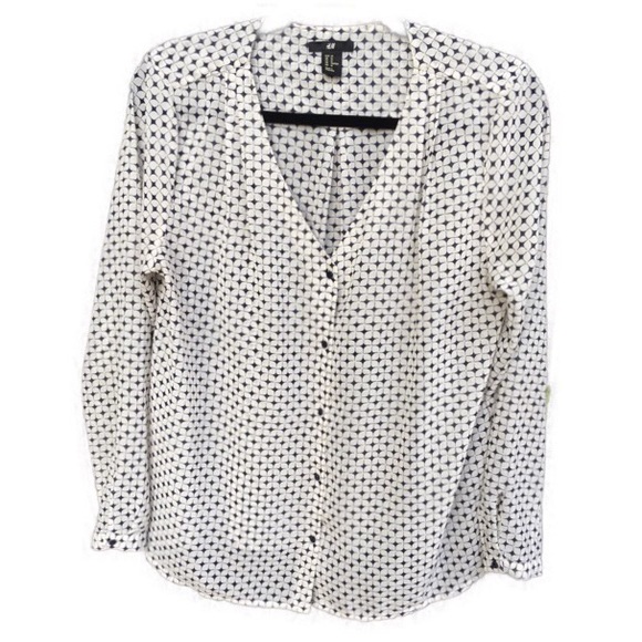 H&M Tops - Diamond Dotted Blouse